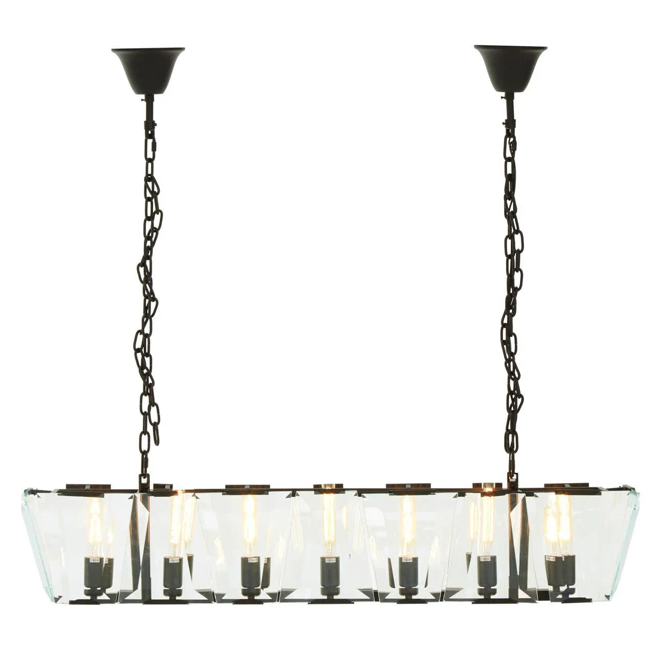 Glass Jar Chandelier Pendant Light