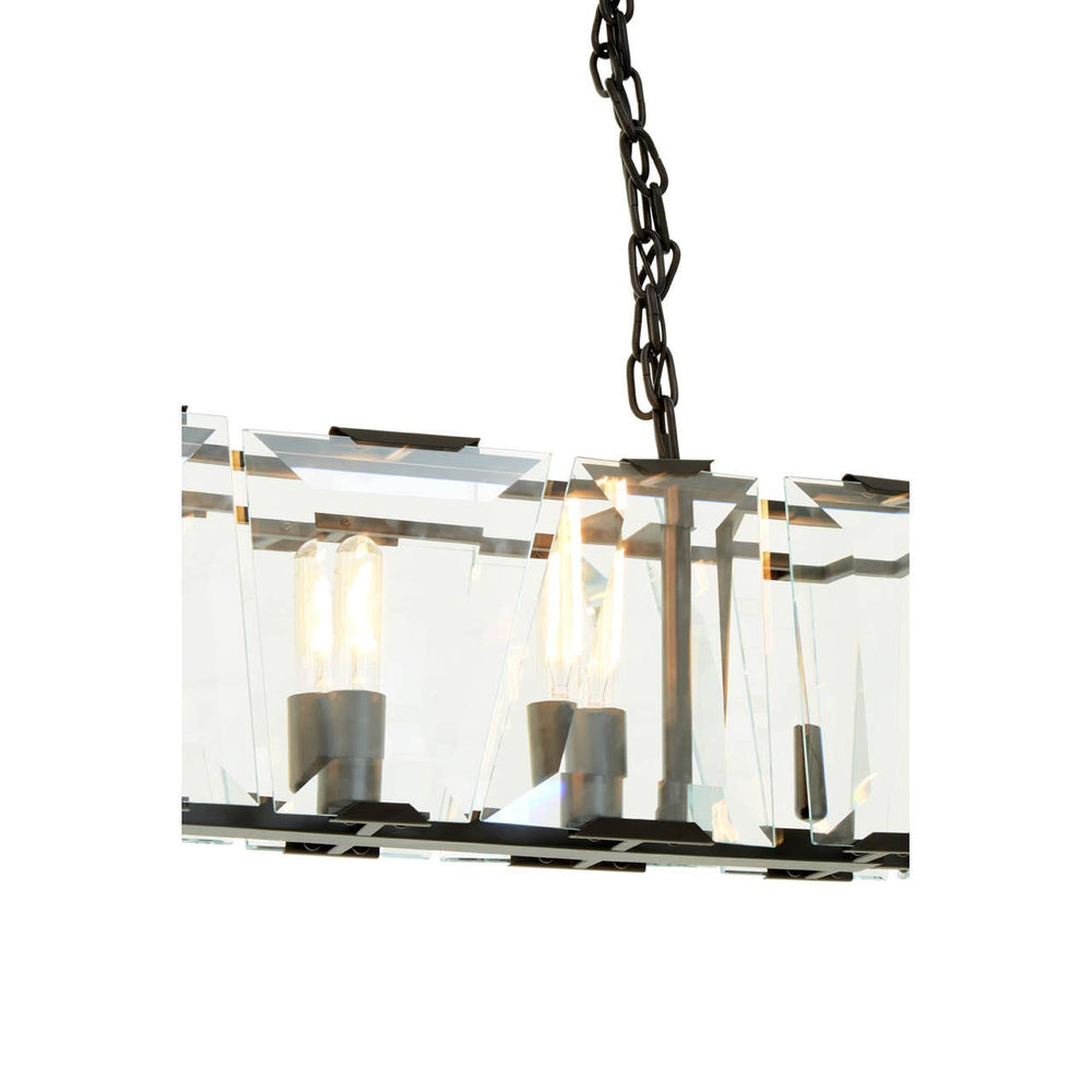 Glass Jar Chandelier Pendant Light