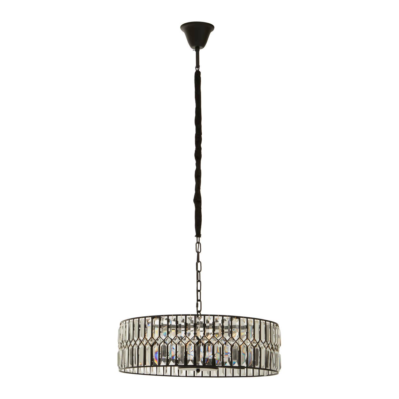 Luxe Prism Glass Chandelier