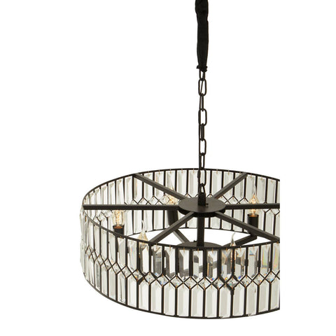 Luxe Prism Glass Chandelier