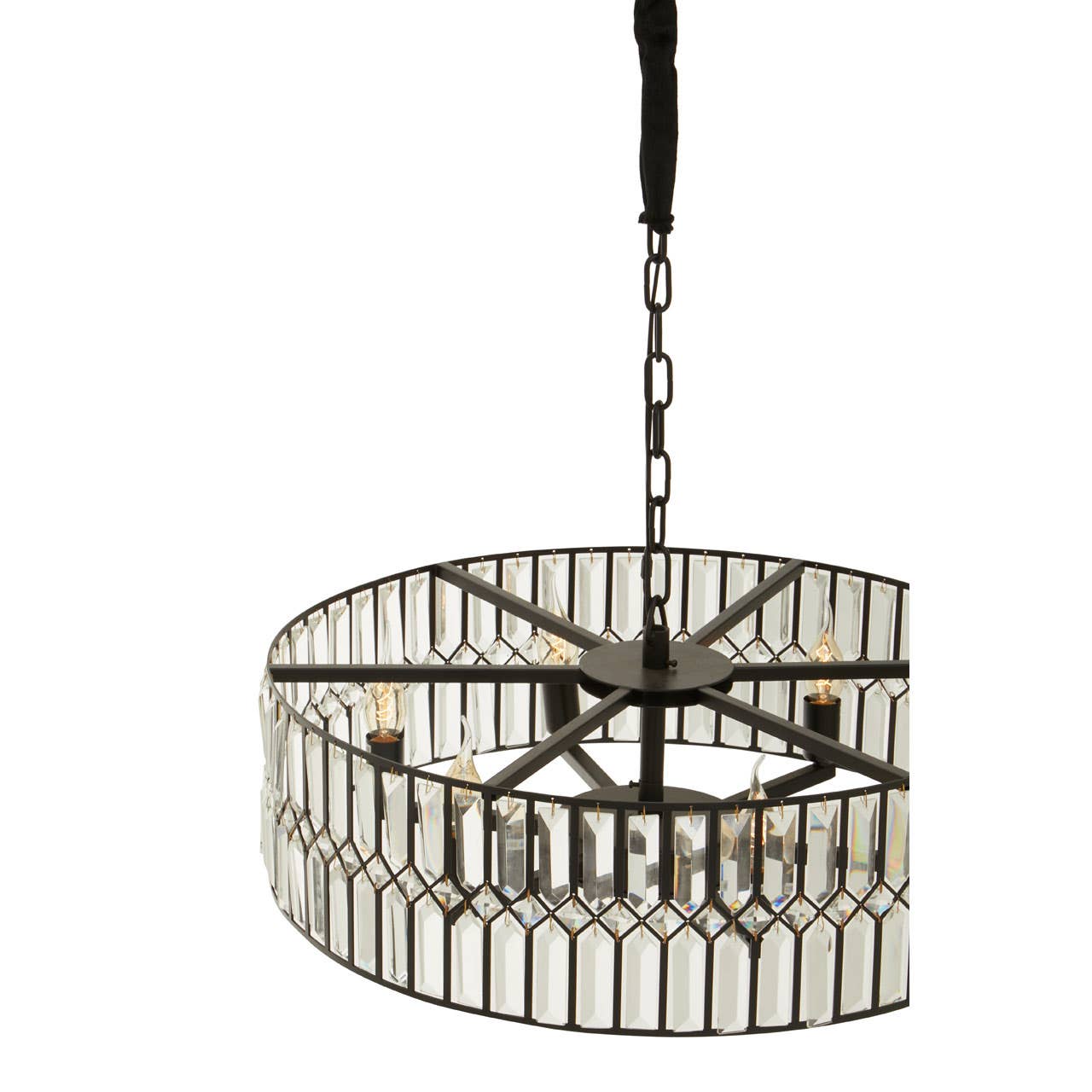 Luxe Prism Glass Chandelier