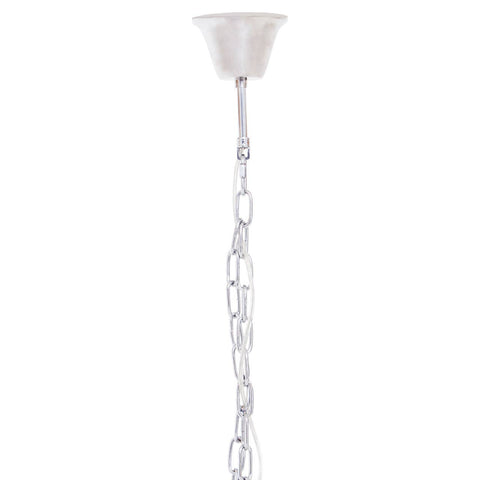 Crystal Chrome Glam Chandelier