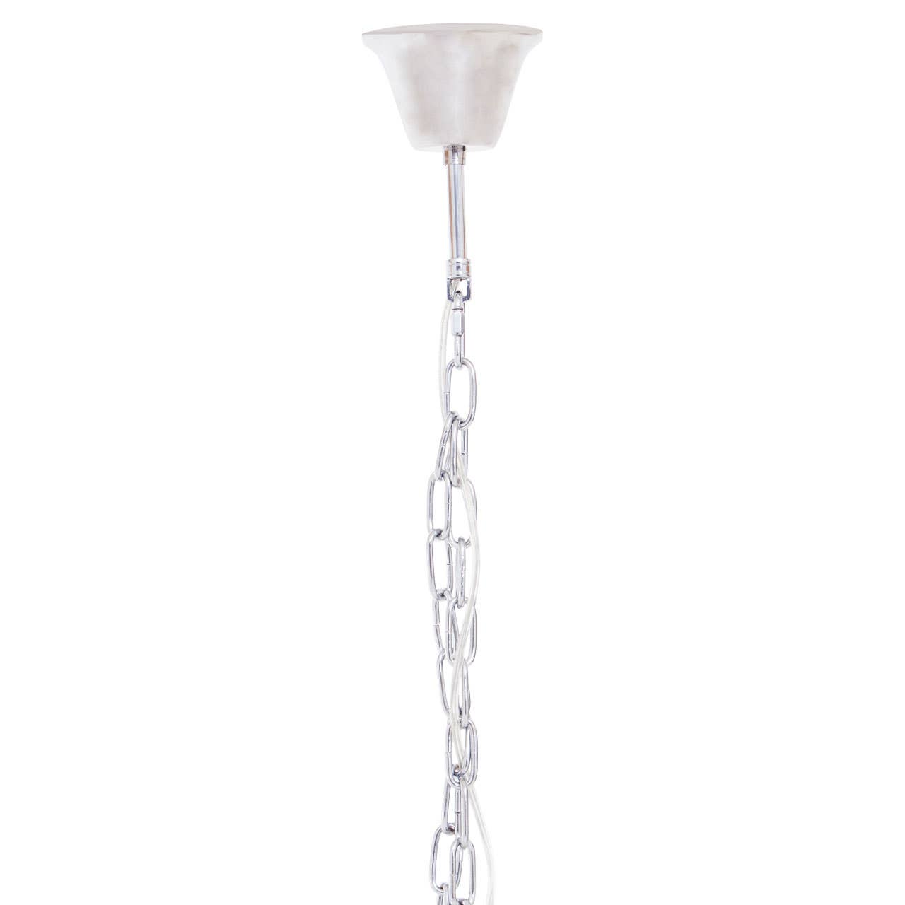 Crystal Chrome Glam Chandelier