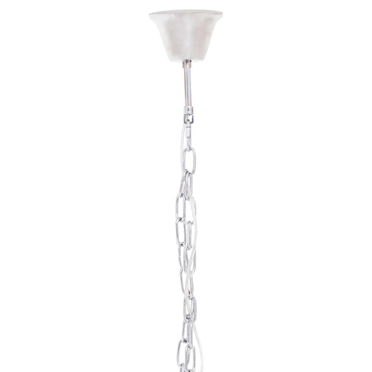 Crystal Chrome Glam Chandelier