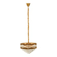 Luxe Crystal Gold Chandelier