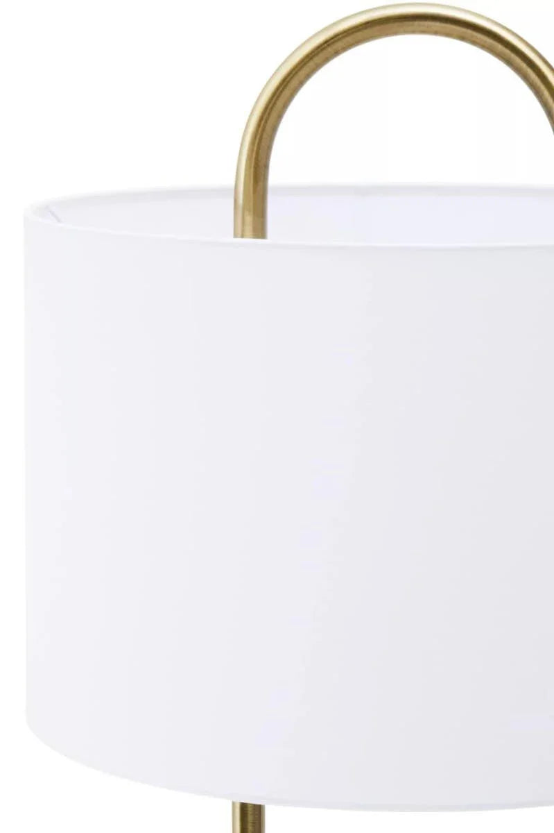 Luxe Gold & White Floor