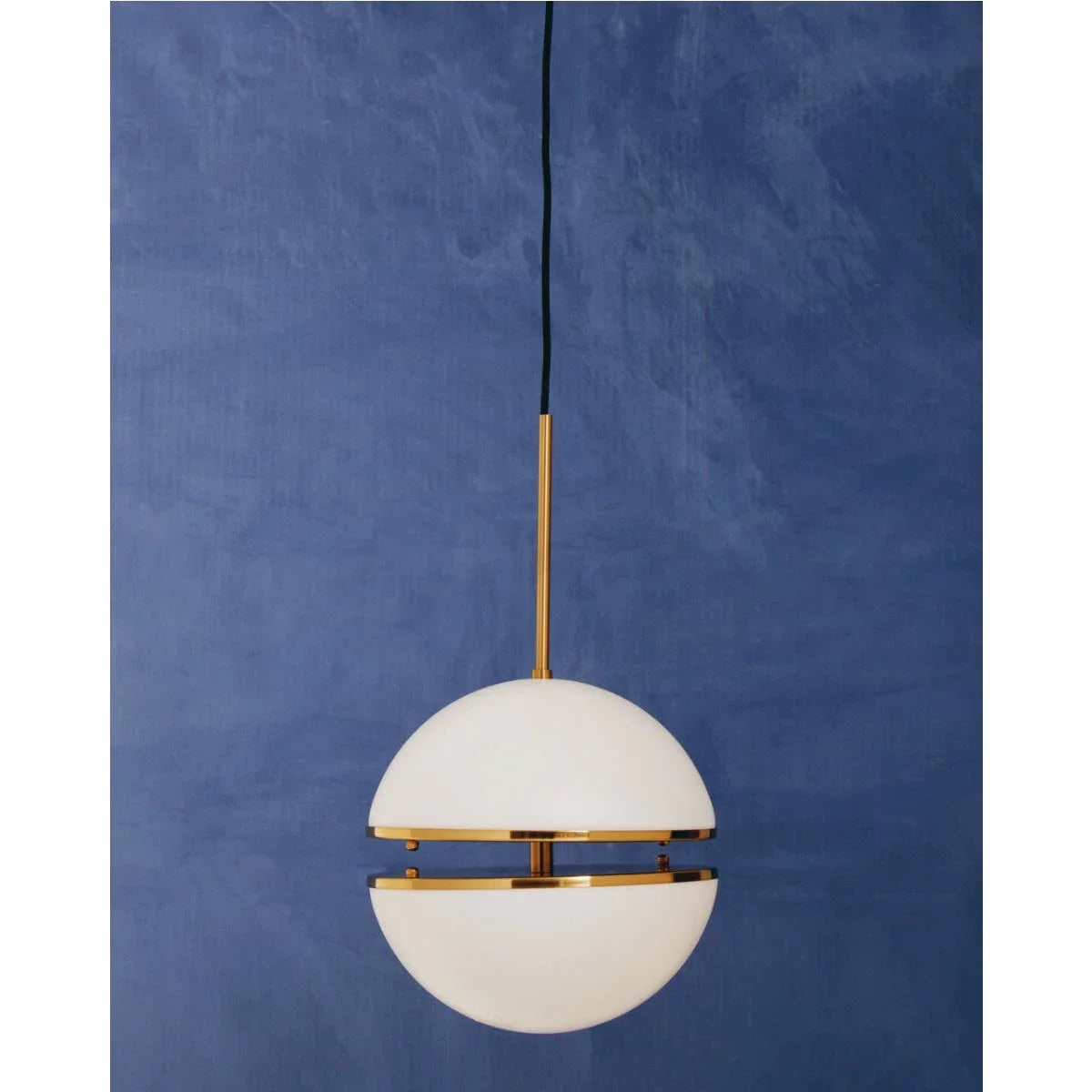 Luxe Brass Sphere Pendant Light