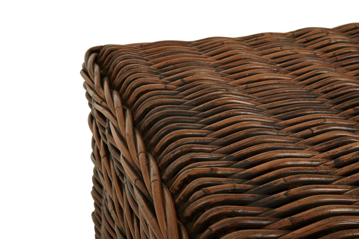 Rustic Rattan Storage Trunks