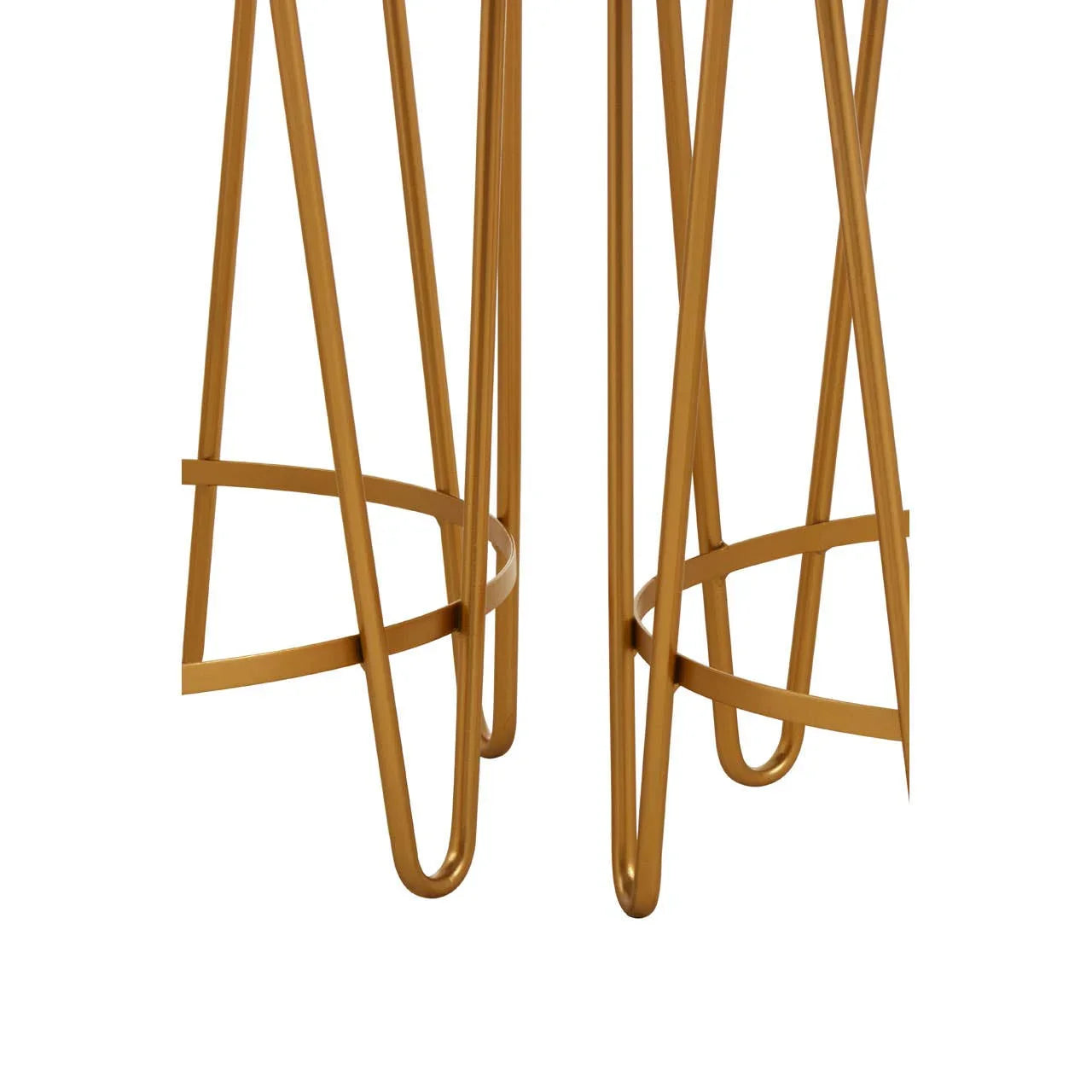 Mirrored Hairpin Side Tables