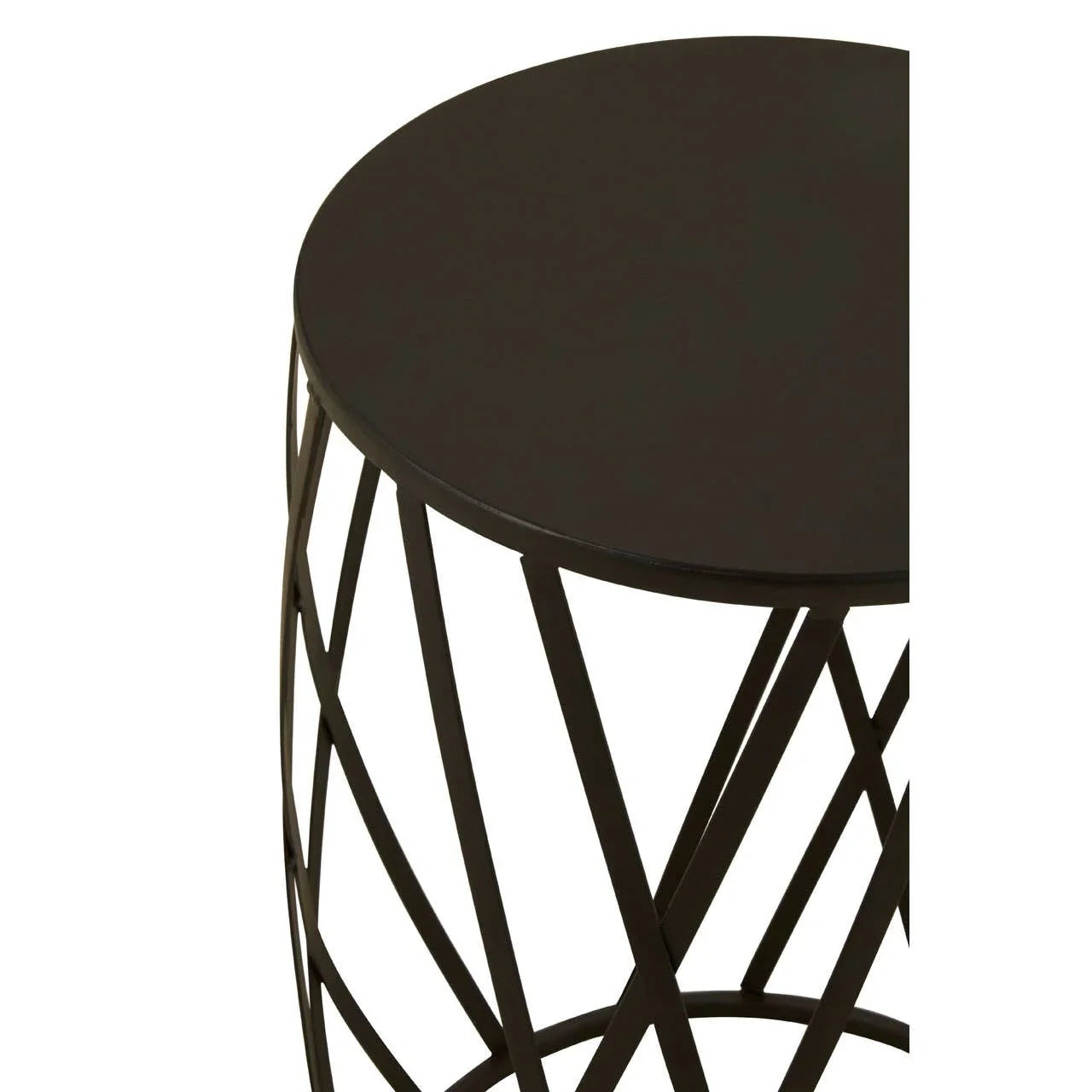 Lattice Design Metal Side Tables