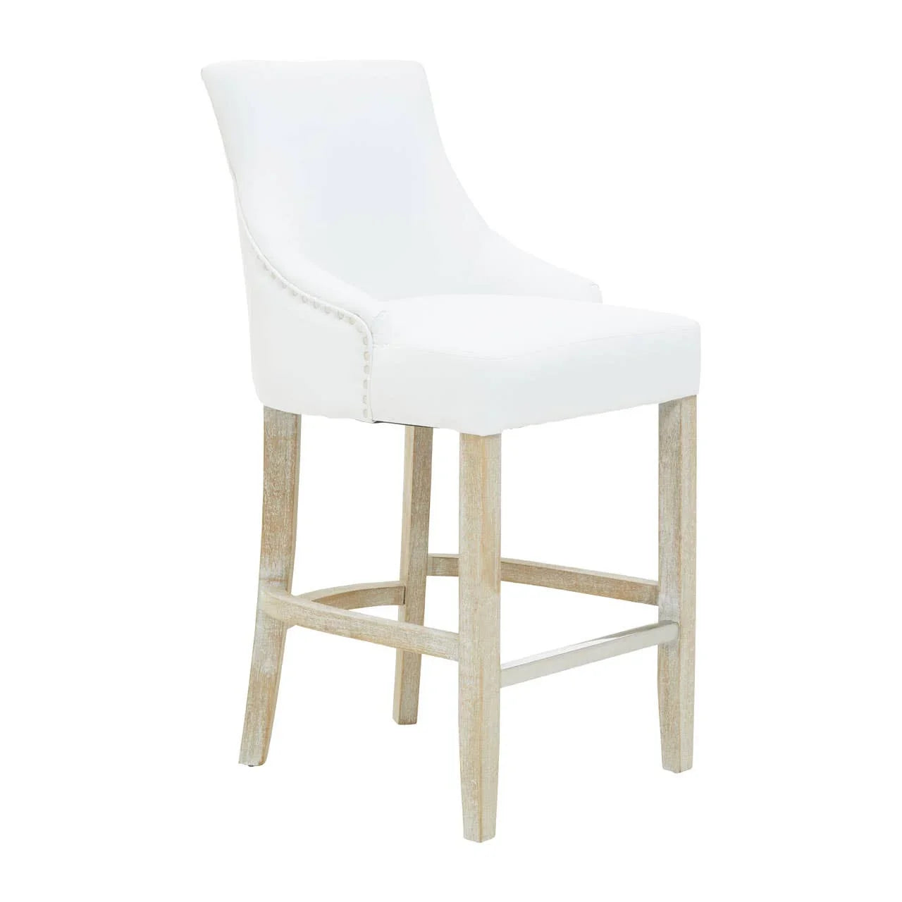 Luxe Ivory Bar Chair
