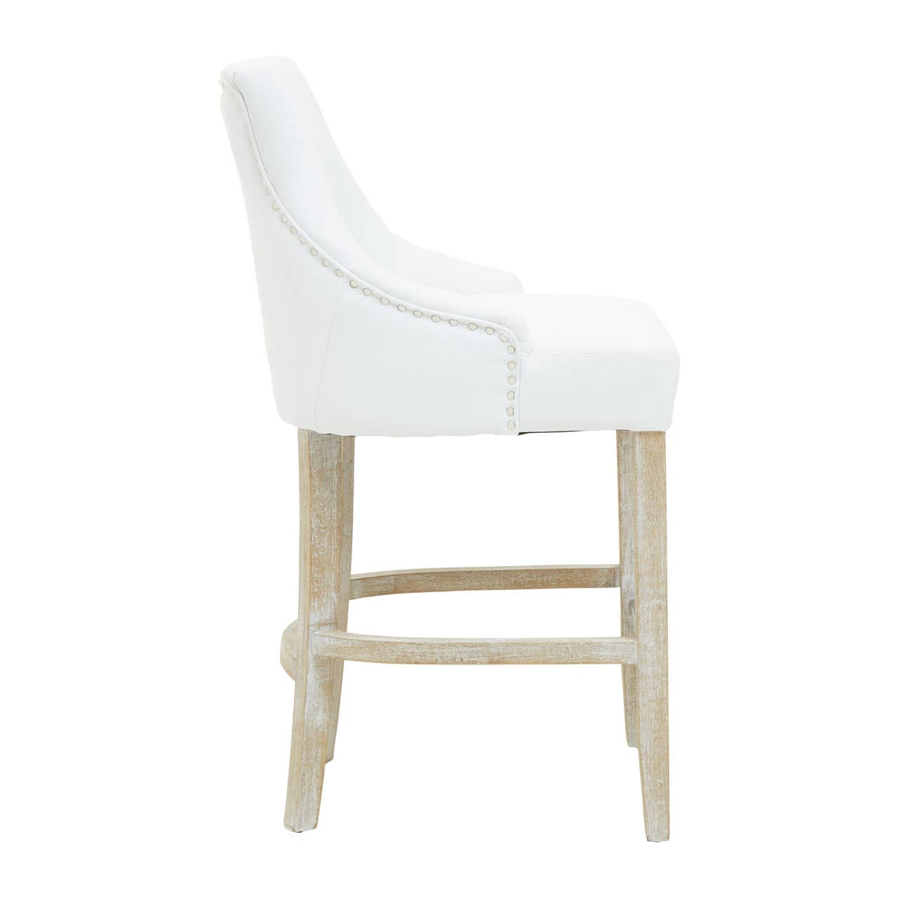 Luxe Ivory Bar Chair