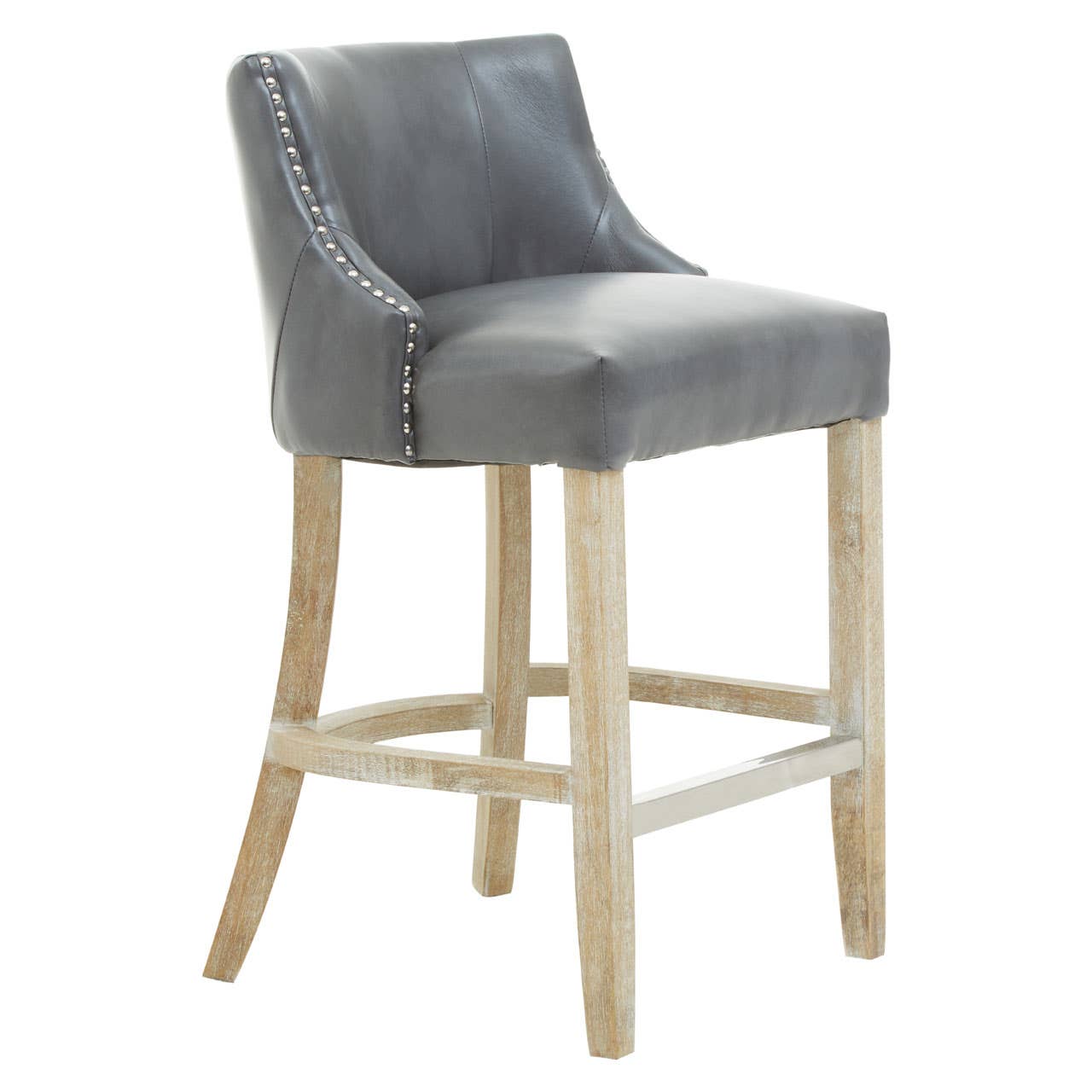 Modern Grey Bar Chair