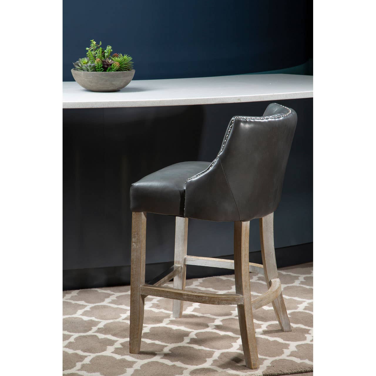 Modern Grey Bar Chair