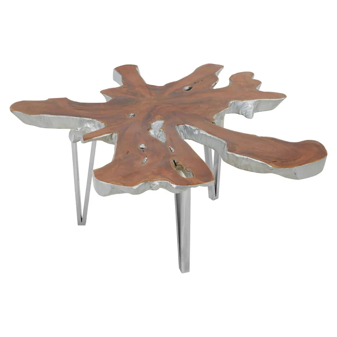 Star Top Stainless Coffee Table
