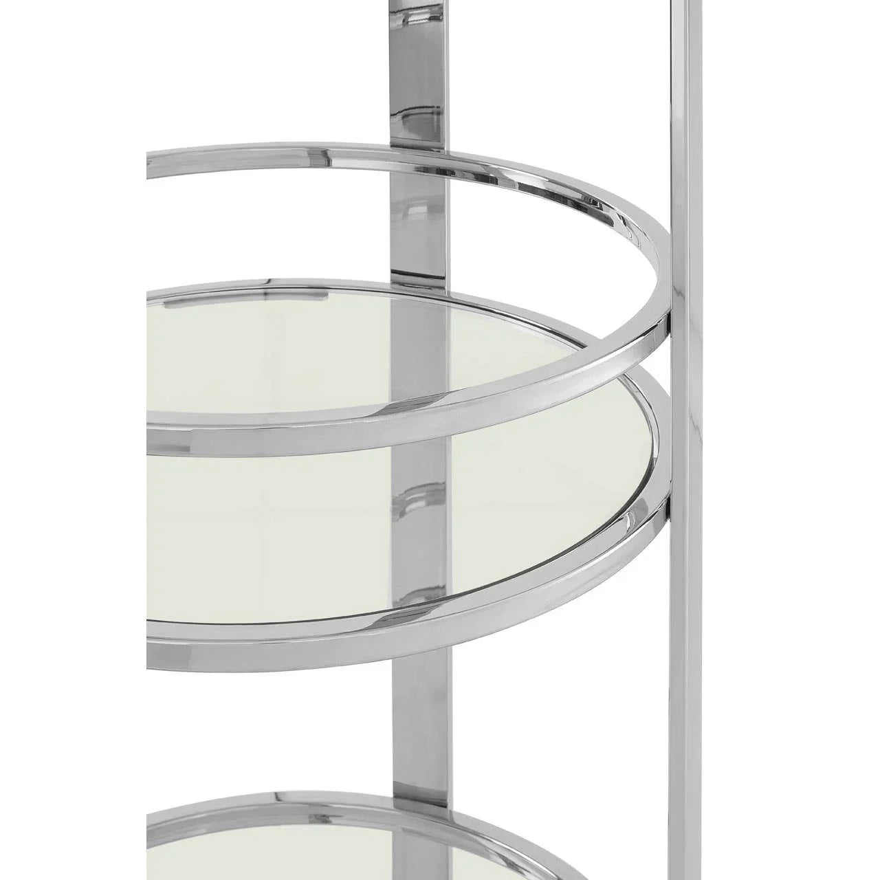 Luxe Silver Bar Cart