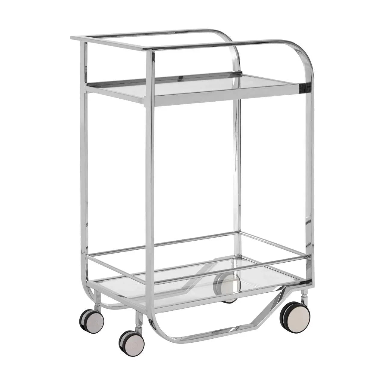 Elegant Glass Hand Cart