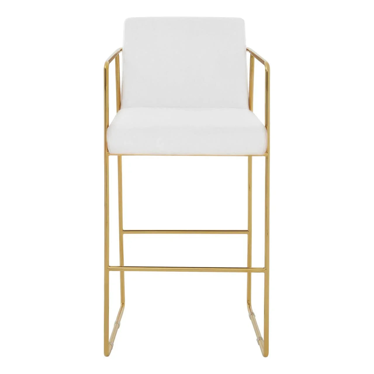 Luxe Velvet Gold Barstool