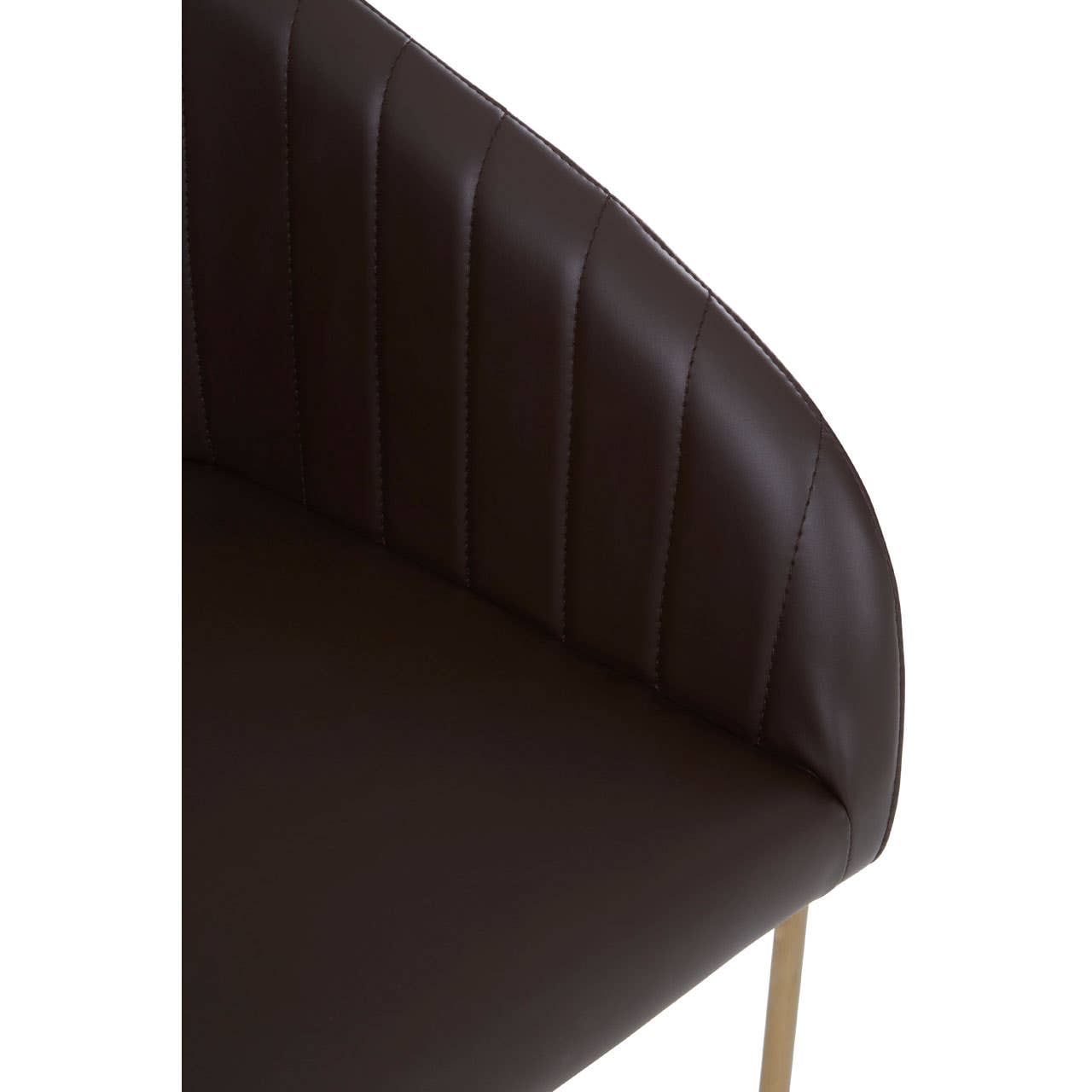 Luxe Brown Tub Chair