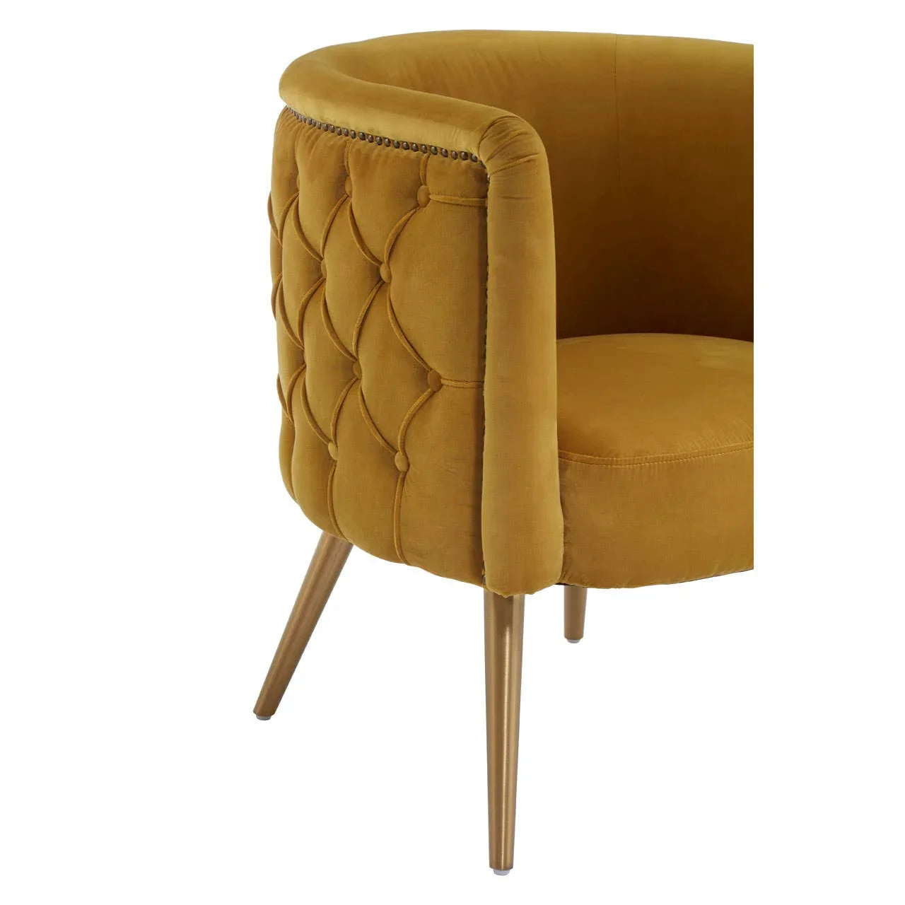 Luxe Golden Tub Chair