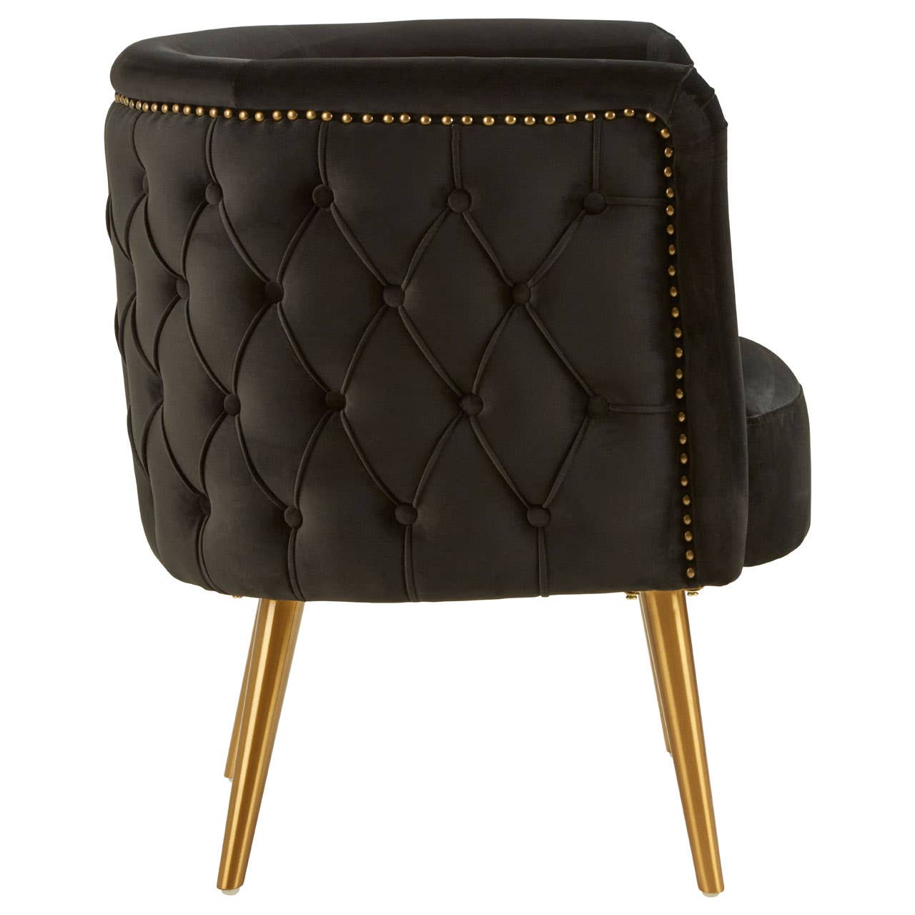 Luxe Noir Accent Chair