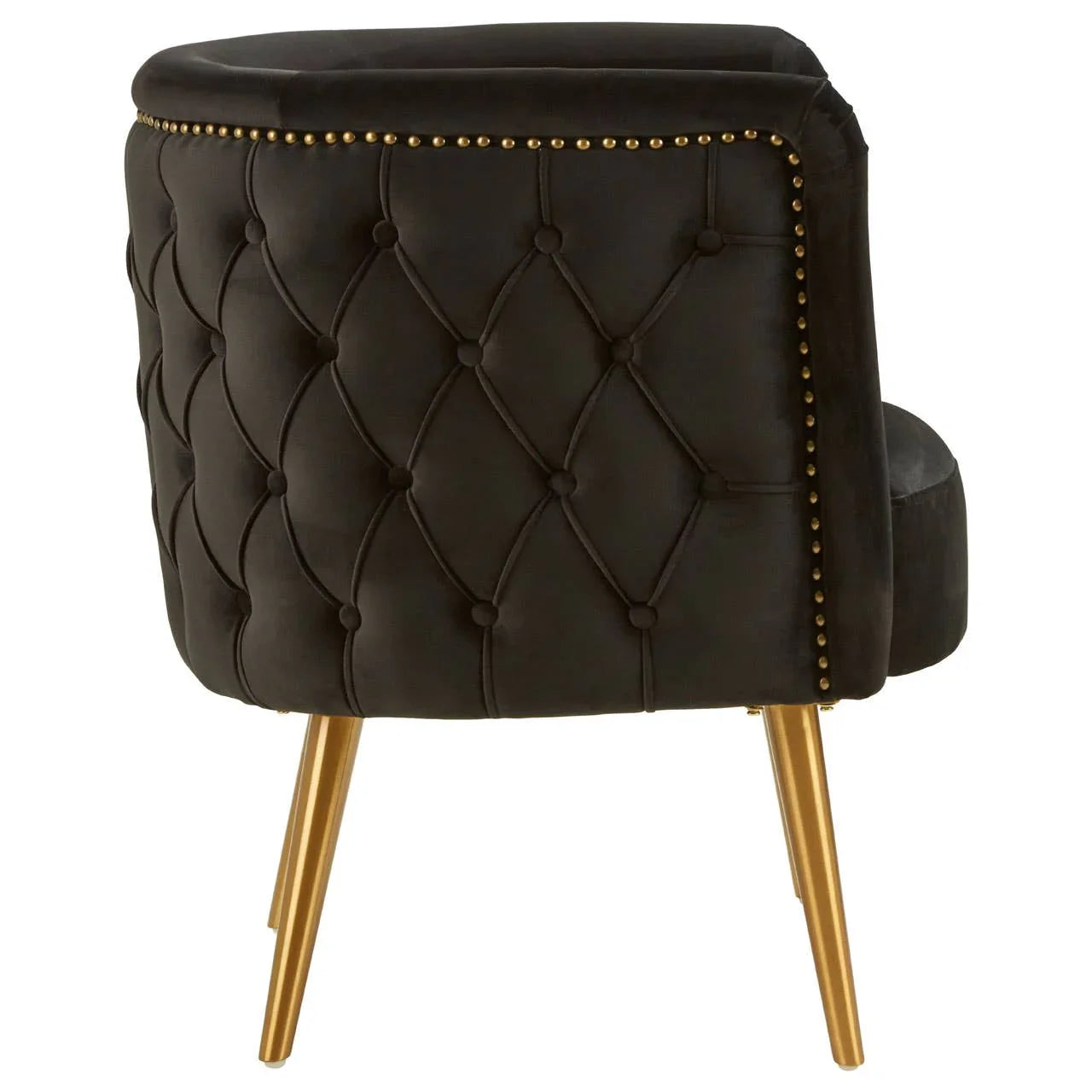 Luxe Noir Accent Chair