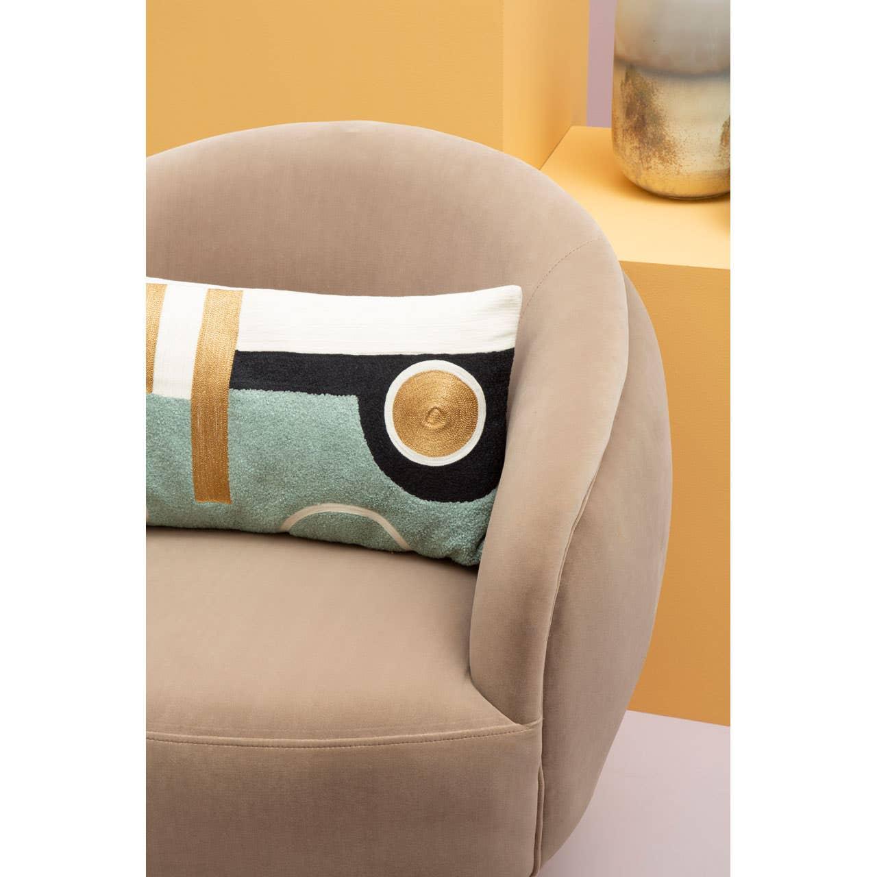 Luxe Gold Leg Armchair