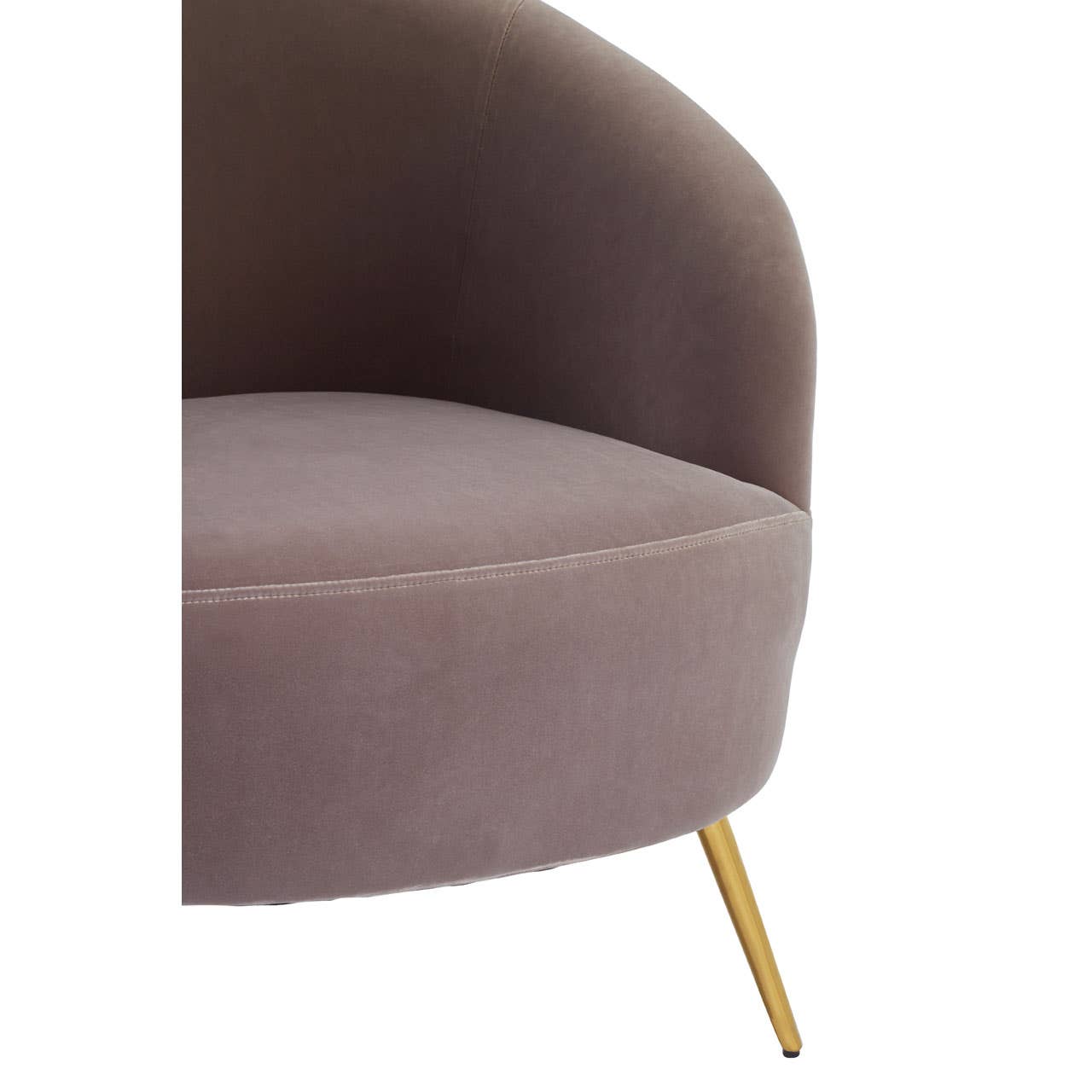 Luxe Gold Leg Armchair
