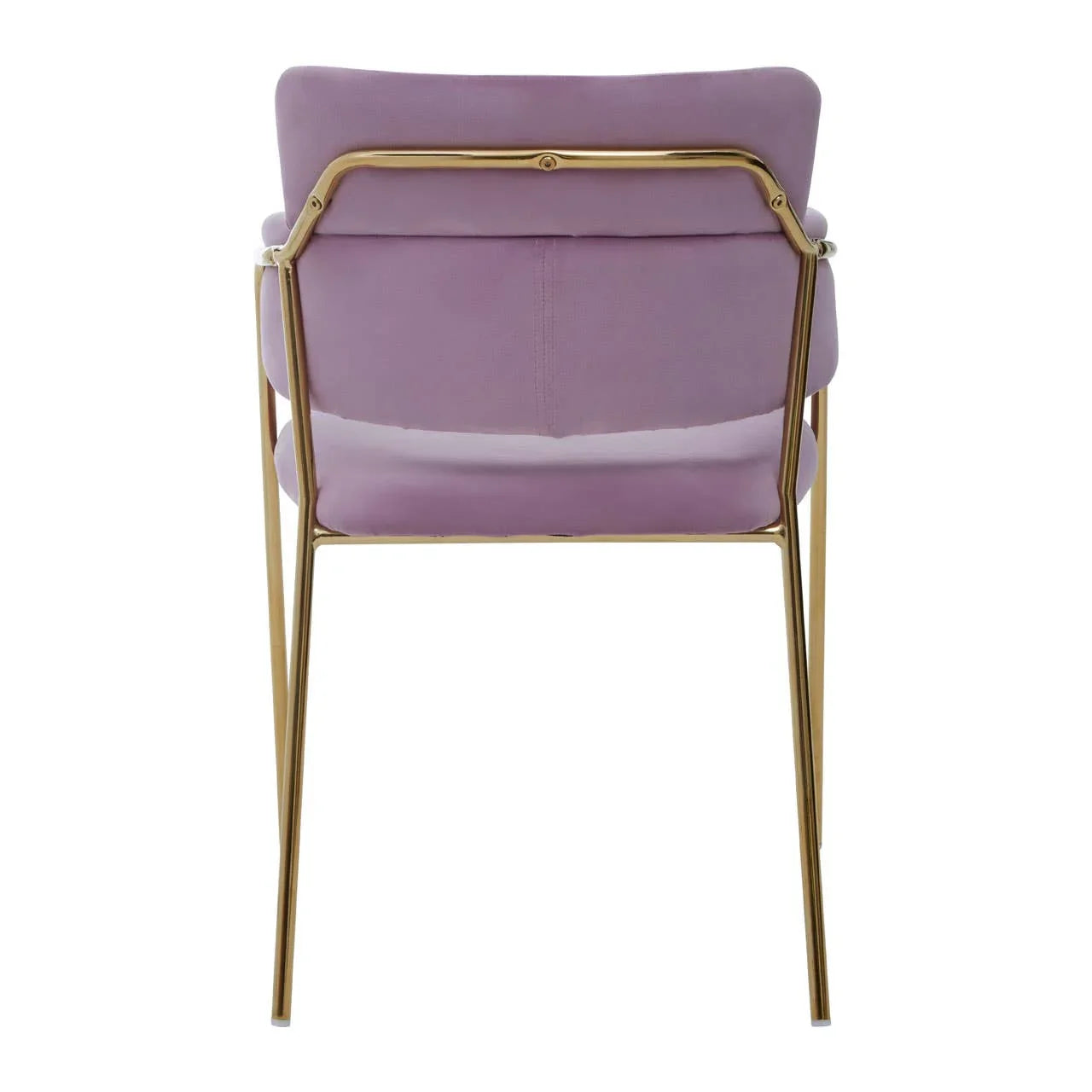 Luxe Pink Velvet Dining Chair