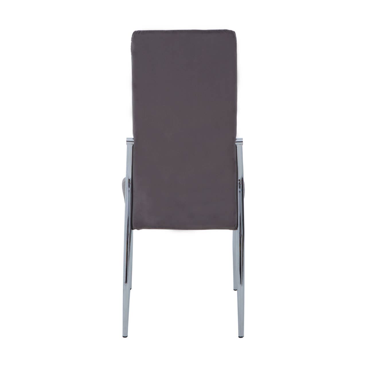 Luxe Grey Velvet Dining Chair