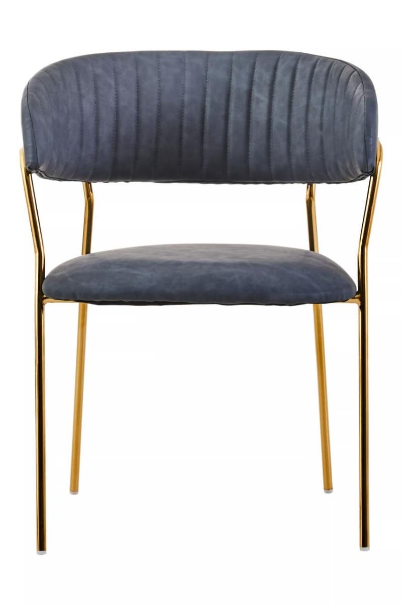 Modern Gold Leg Dining Chair