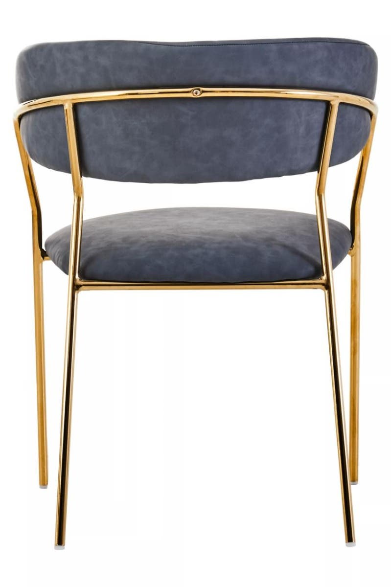 Modern Gold Leg Dining Chair