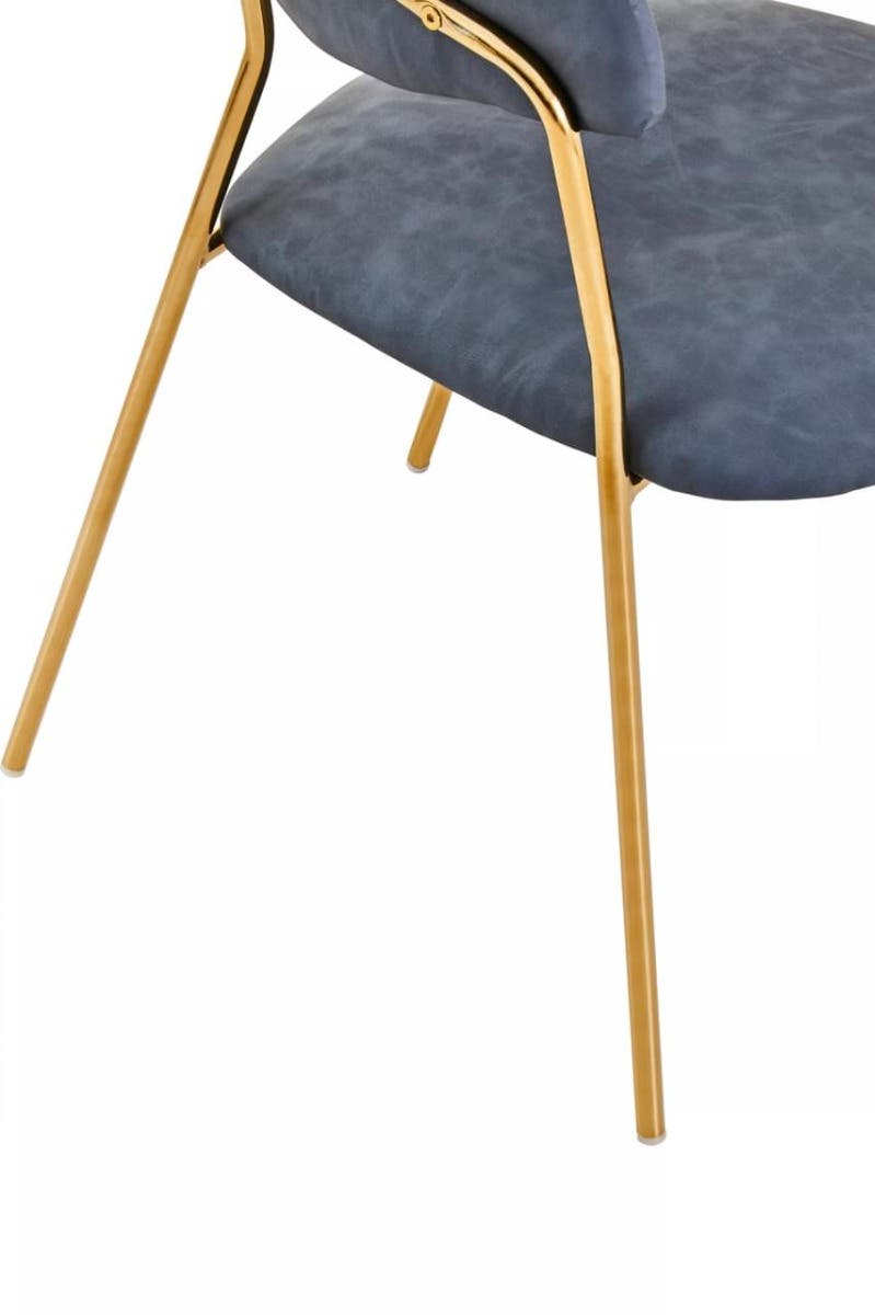 Modern Gold Leg Dining Chair