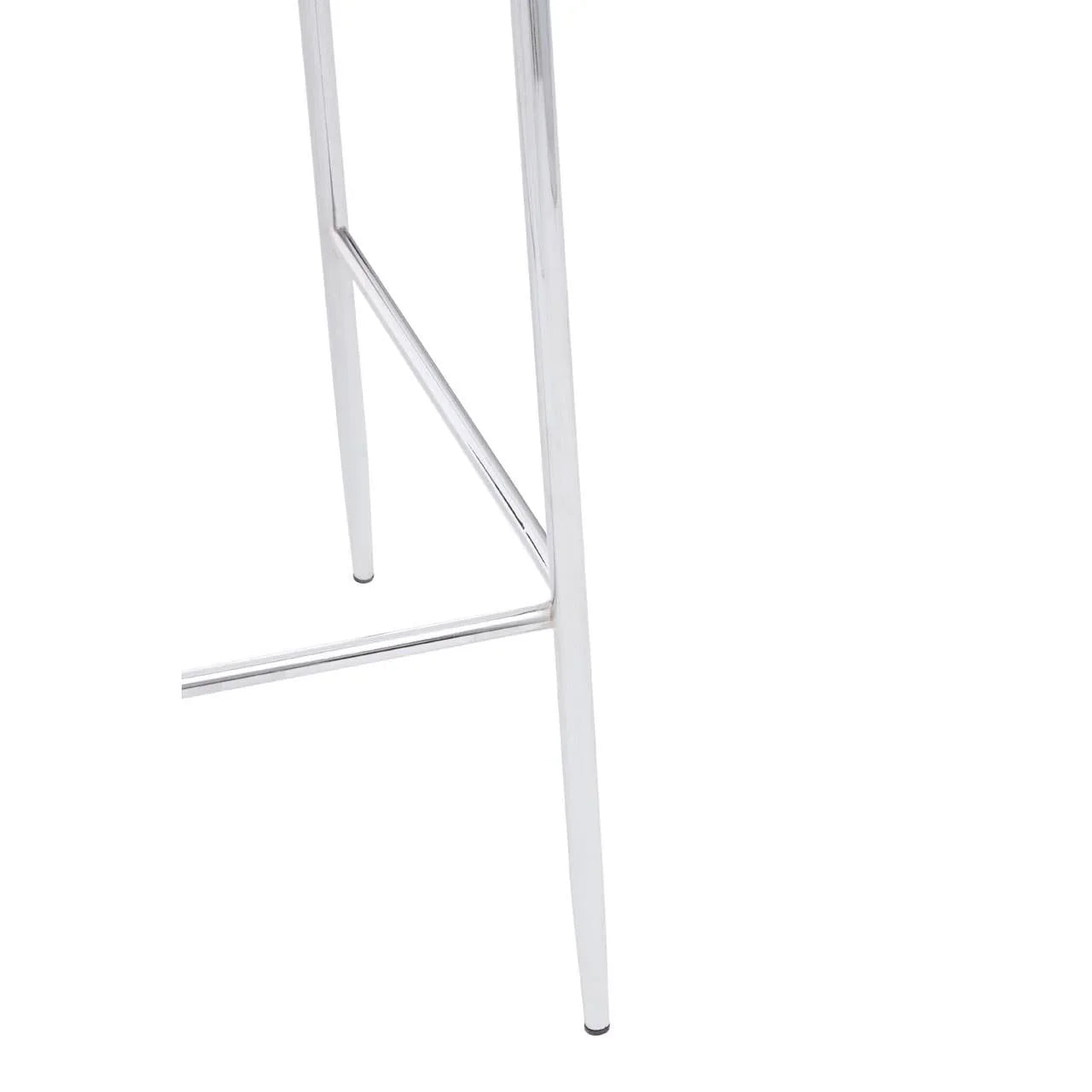 Luxe Blue Velvet Bar Chair