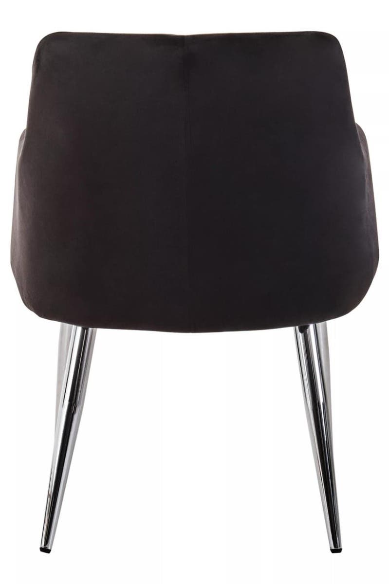 Luxe Black Velvet Dining Chair