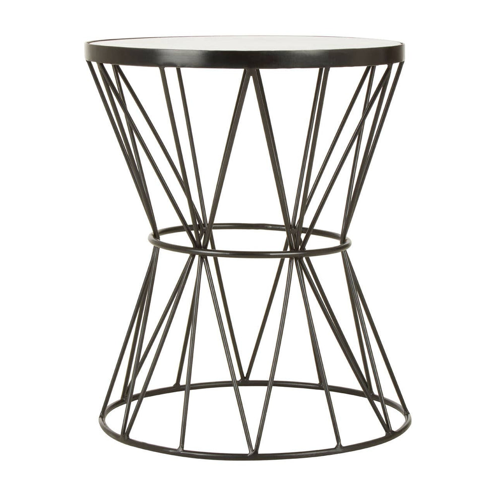 Marble Wire Side Table