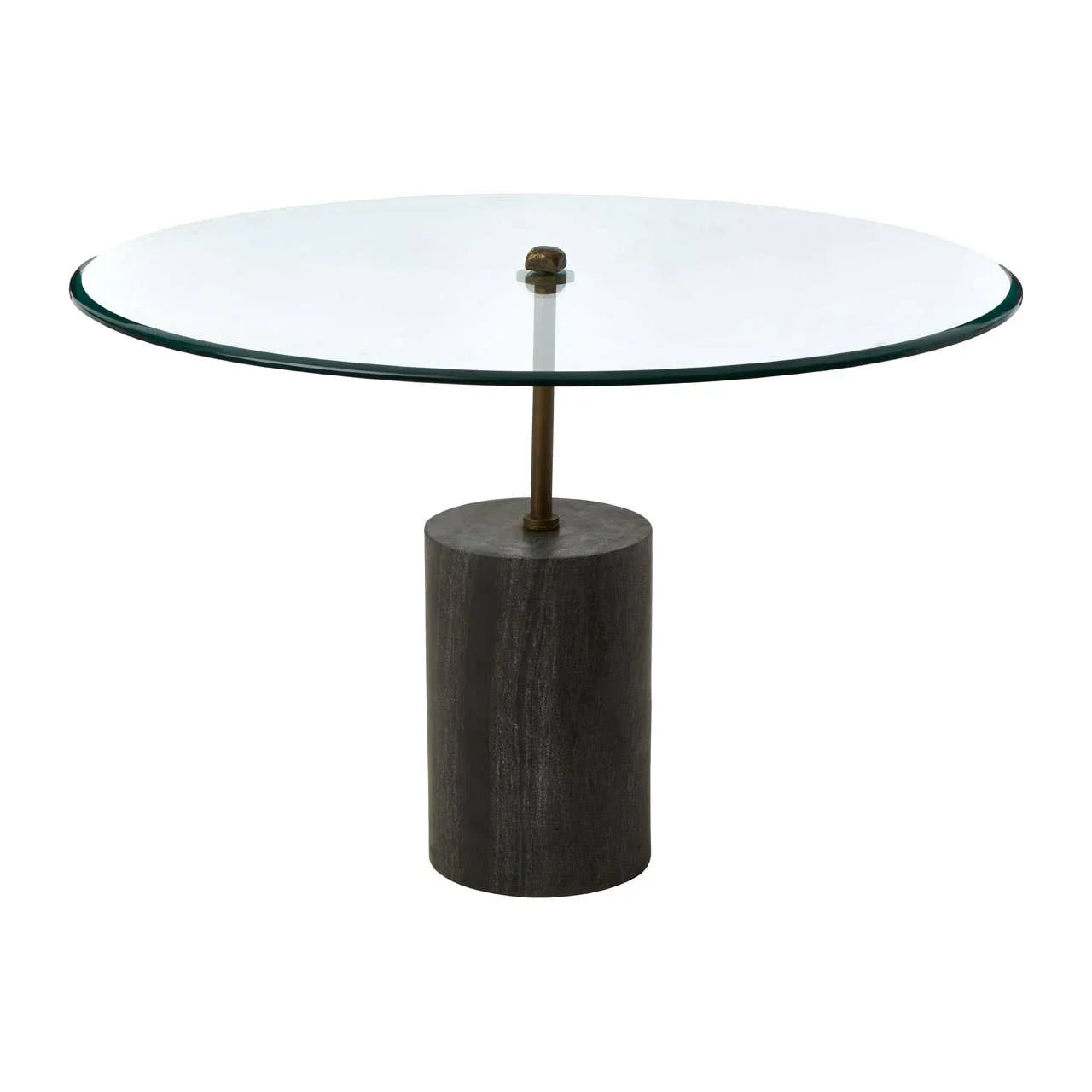 Glass & Marble Side Table