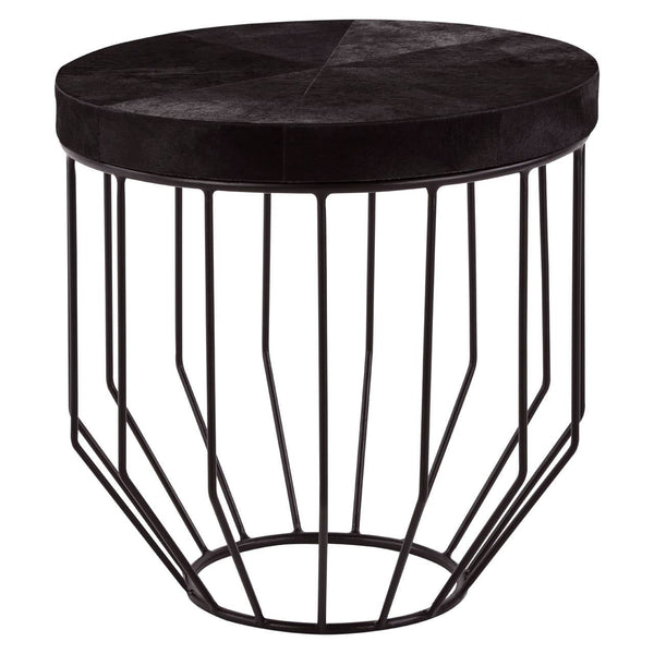 Luxury Hide Top Side Table