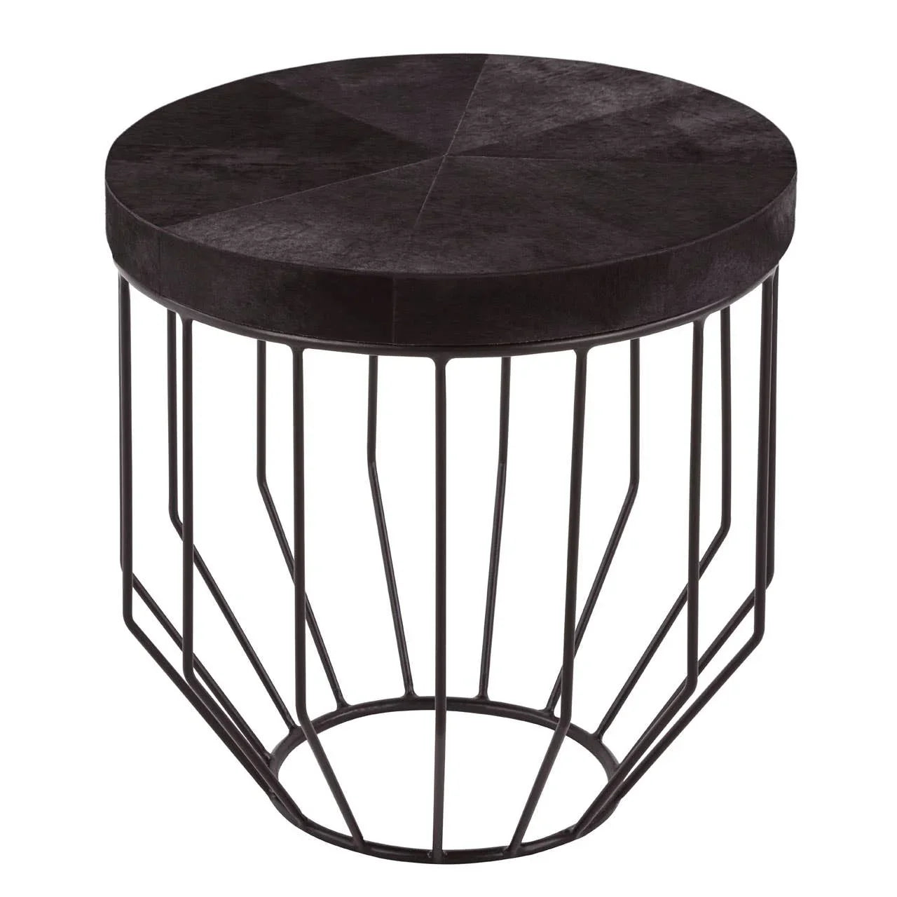 Luxury Hide Top Side Table