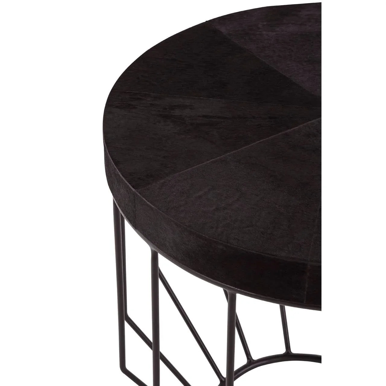 Luxury Hide Top Side Table