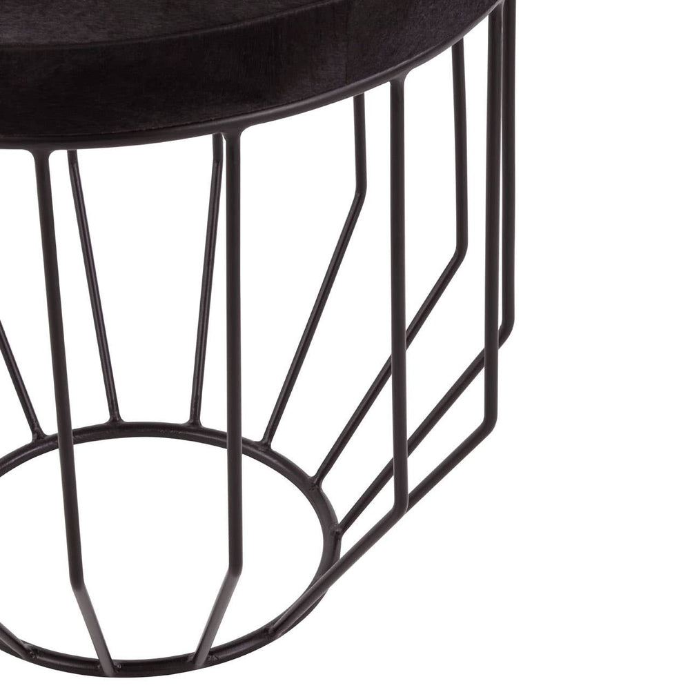 Luxury Hide Top Side Table