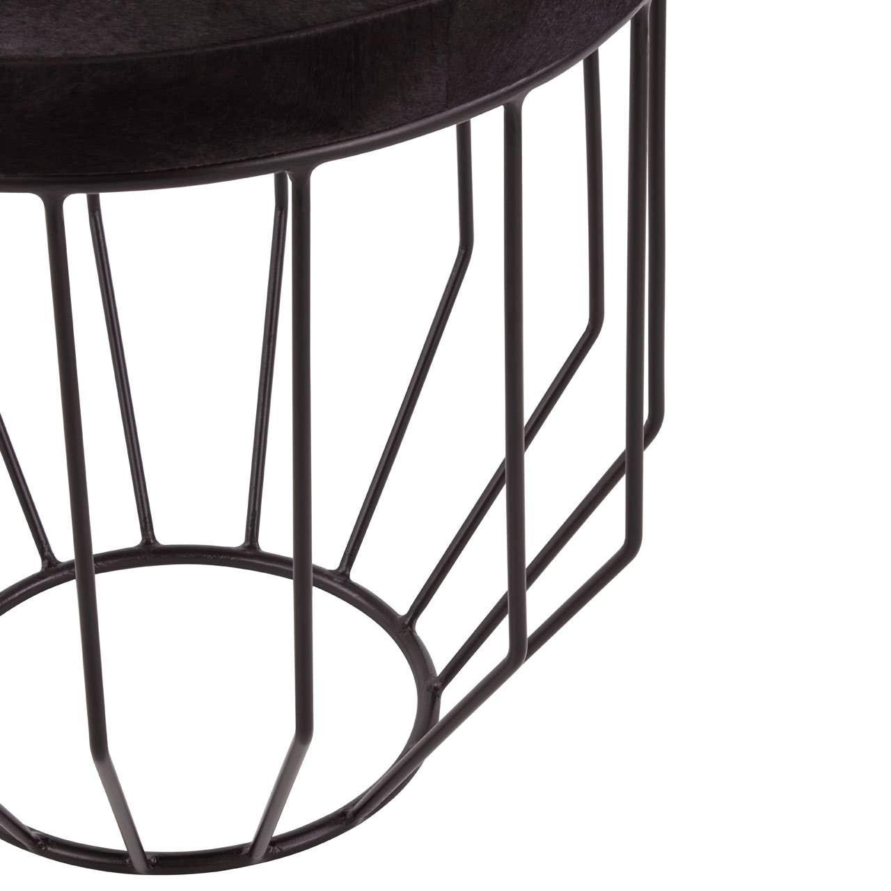 Luxury Hide Top Side Table