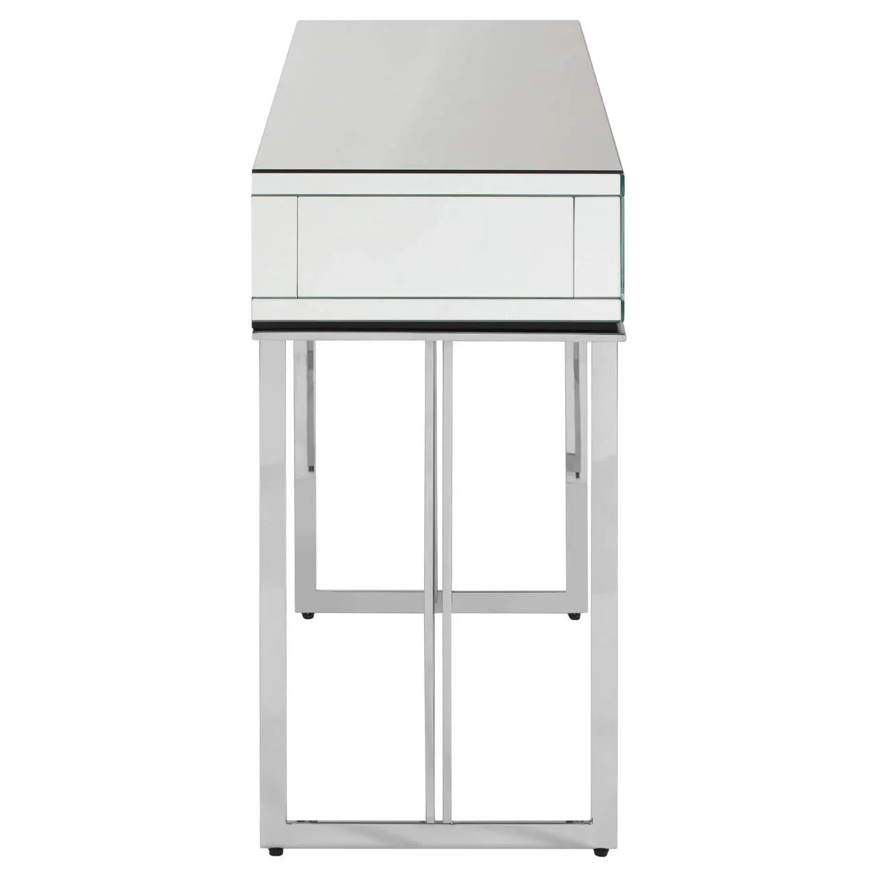 Reflective Elegance Console Table