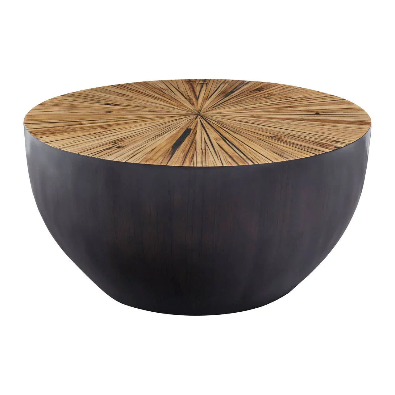 Bamboo Sunburst Coffee Table