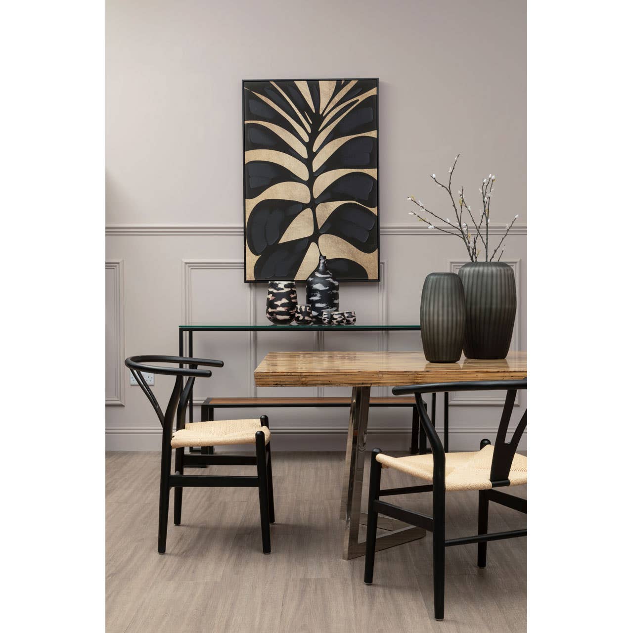 Bamboo Triangle Dining Table
