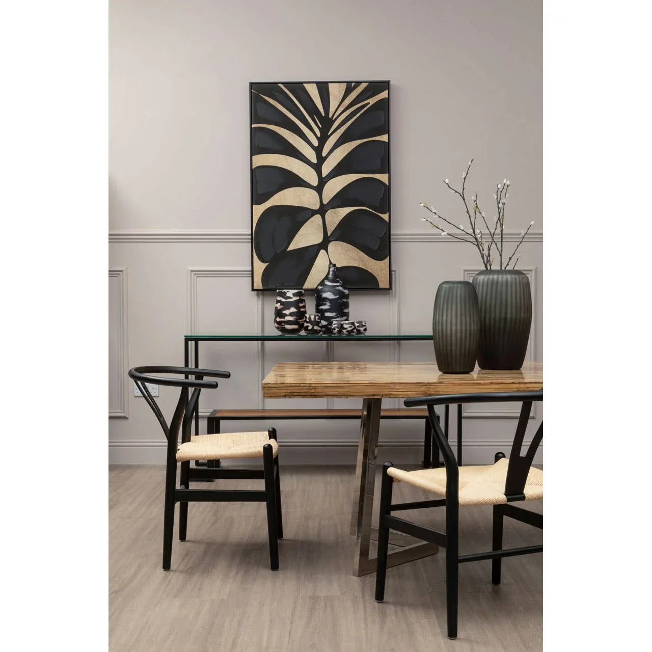 Bamboo Triangle Dining Table