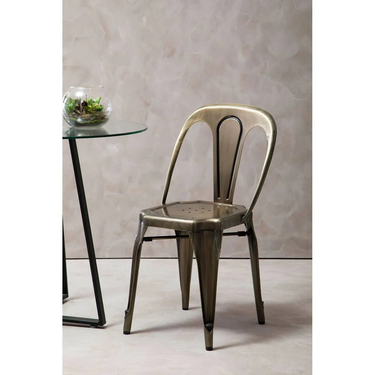 Brass Metal Dining Chair