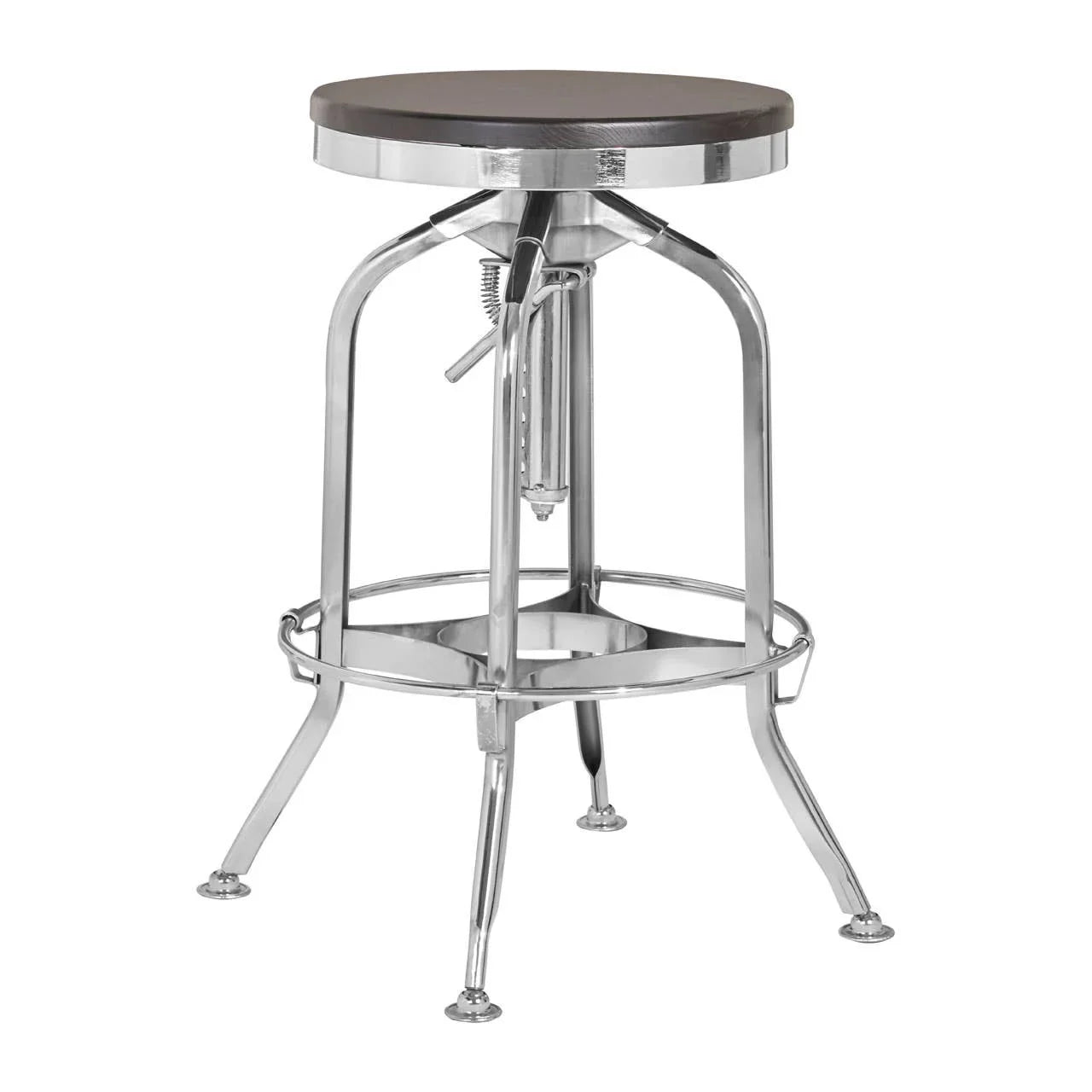 Industrial Adjustable Bar Stool