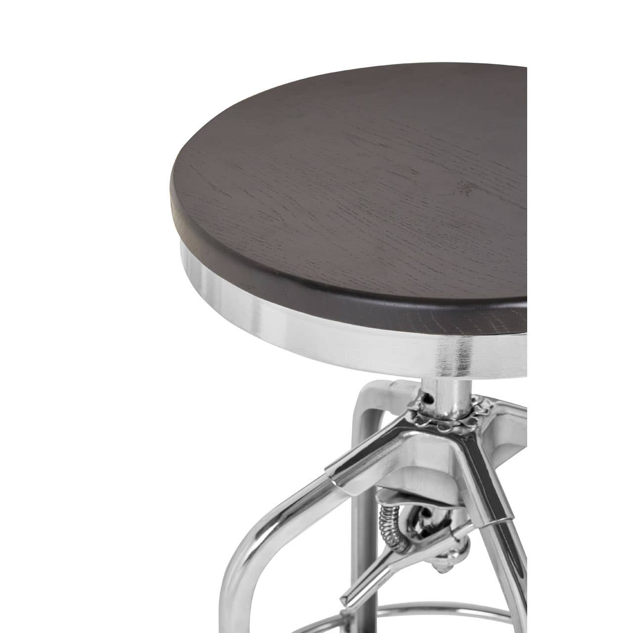 Industrial Adjustable Bar Stool