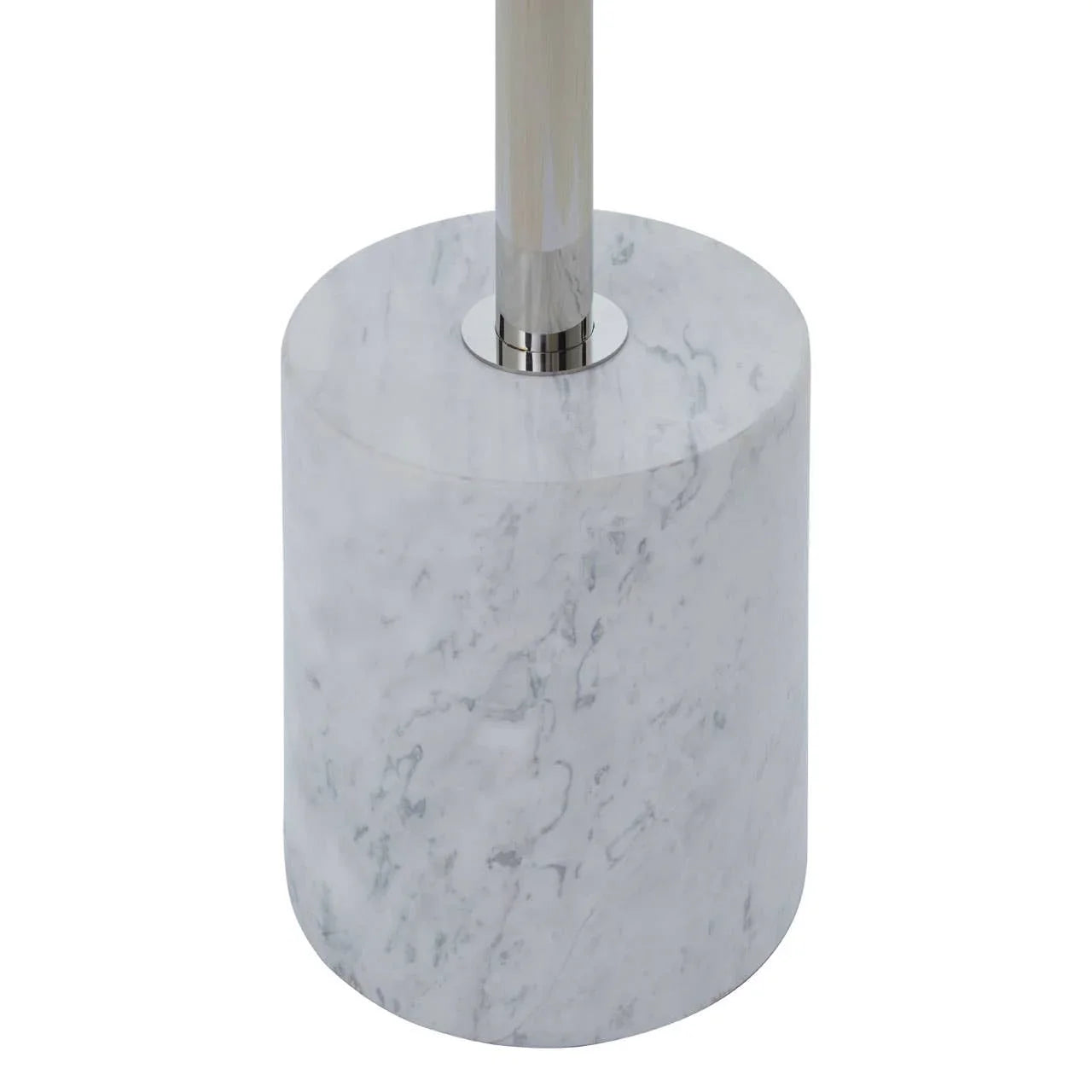 Silver Marble End Table